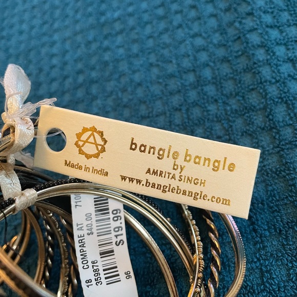 BNWT Bangle Bangle by Amirita SinghBlack/Gold (tone) - Picture 4 of 5